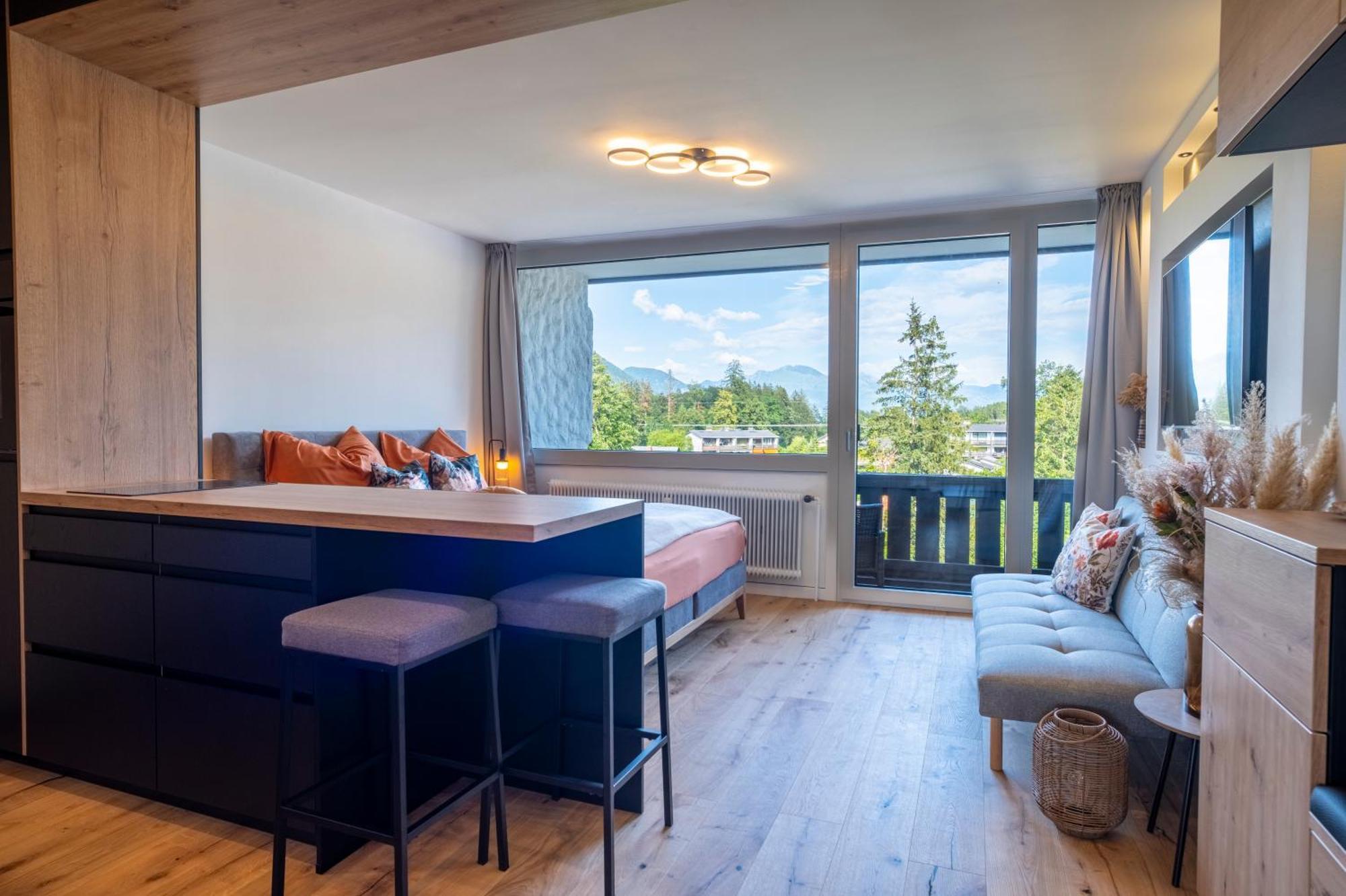 Suite Apartment Modern Getaway - Neu Renoviert - Strobl Am Wolfgangsee Exterior photo