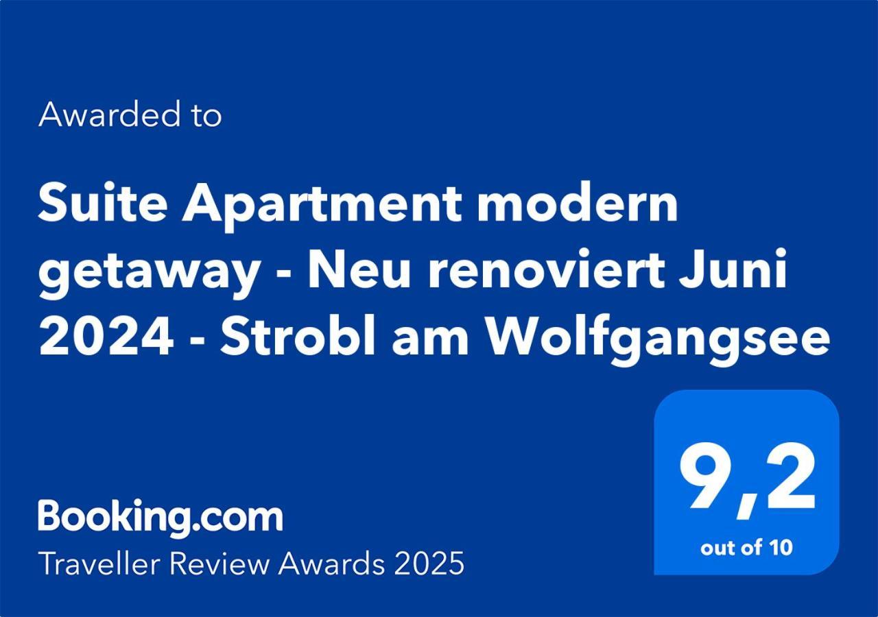 Suite Apartment Modern Getaway - Neu Renoviert - Strobl Am Wolfgangsee Exterior photo